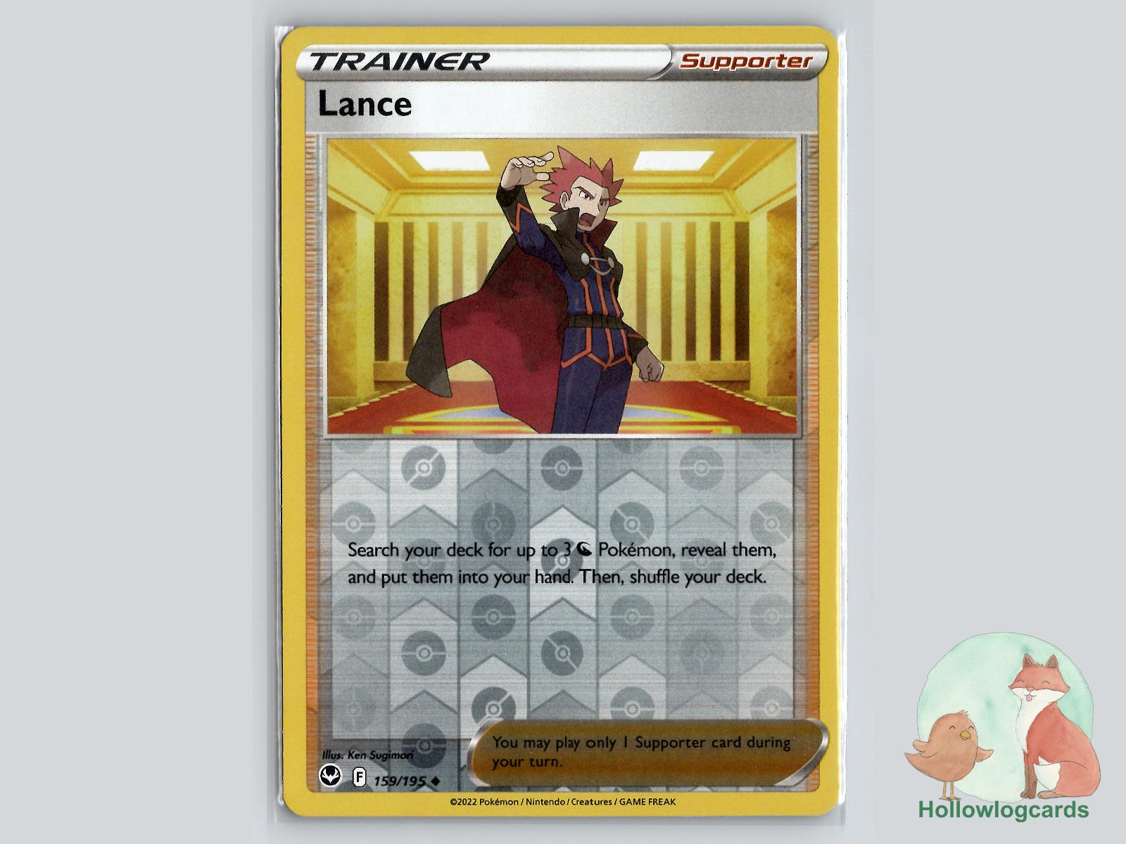 Lance (159/195) - Silver Tempest Pokémon Card