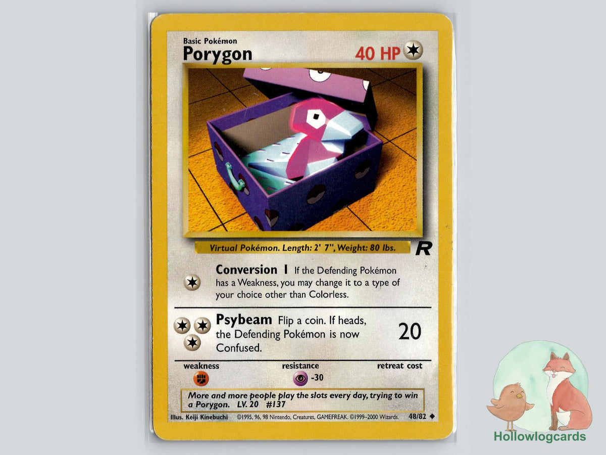 Porygon (48/82) - Team Rocket Pokémon Card