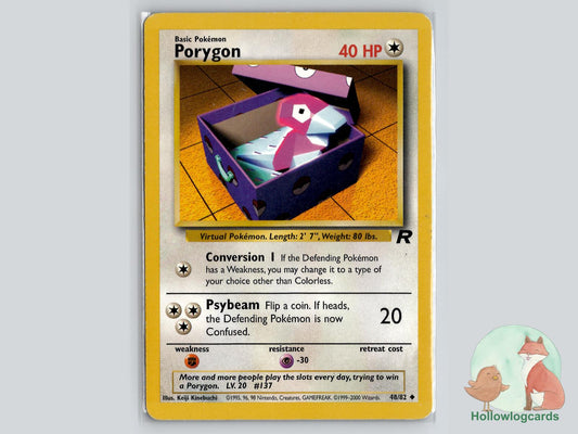 Porygon (48/82) - Team Rocket Pokémon Card