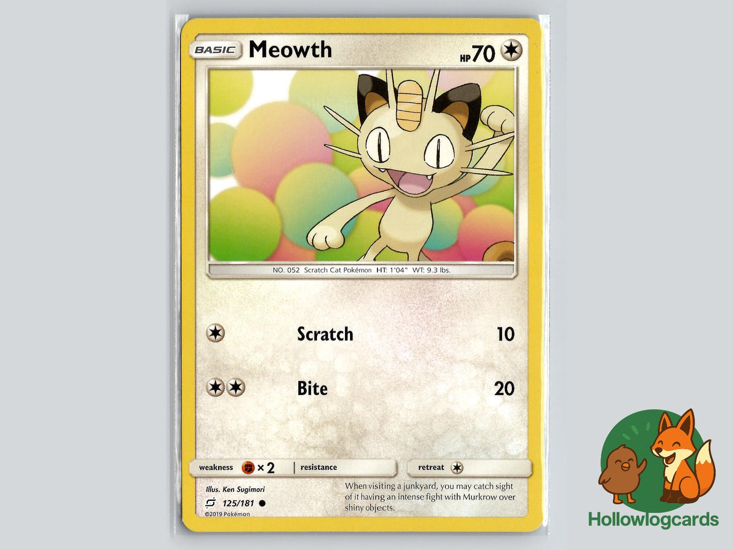 Meowth (125/181) - Team Up Pokémon Card