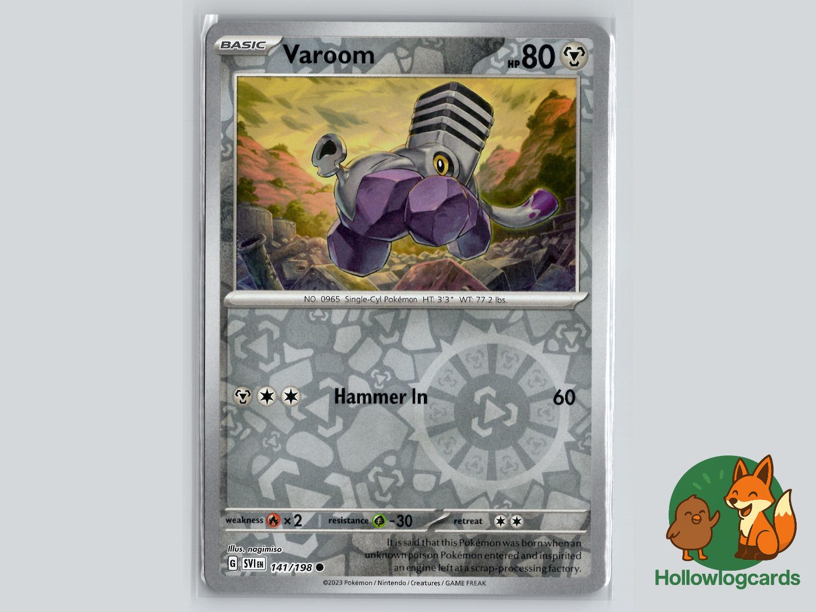 Varoom (141/198) - Scarlet & Violet Pokémon Card