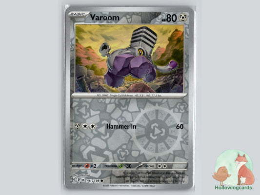 Varoom (141/198) - Scarlet & Violet Pokémon Card