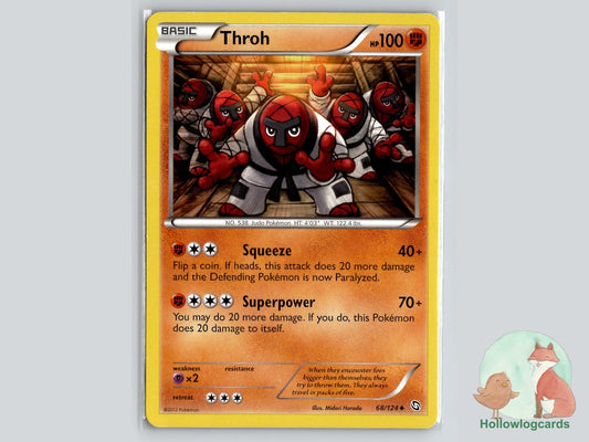 Throh (68/124) - Dragons Exalted Pokémon Card