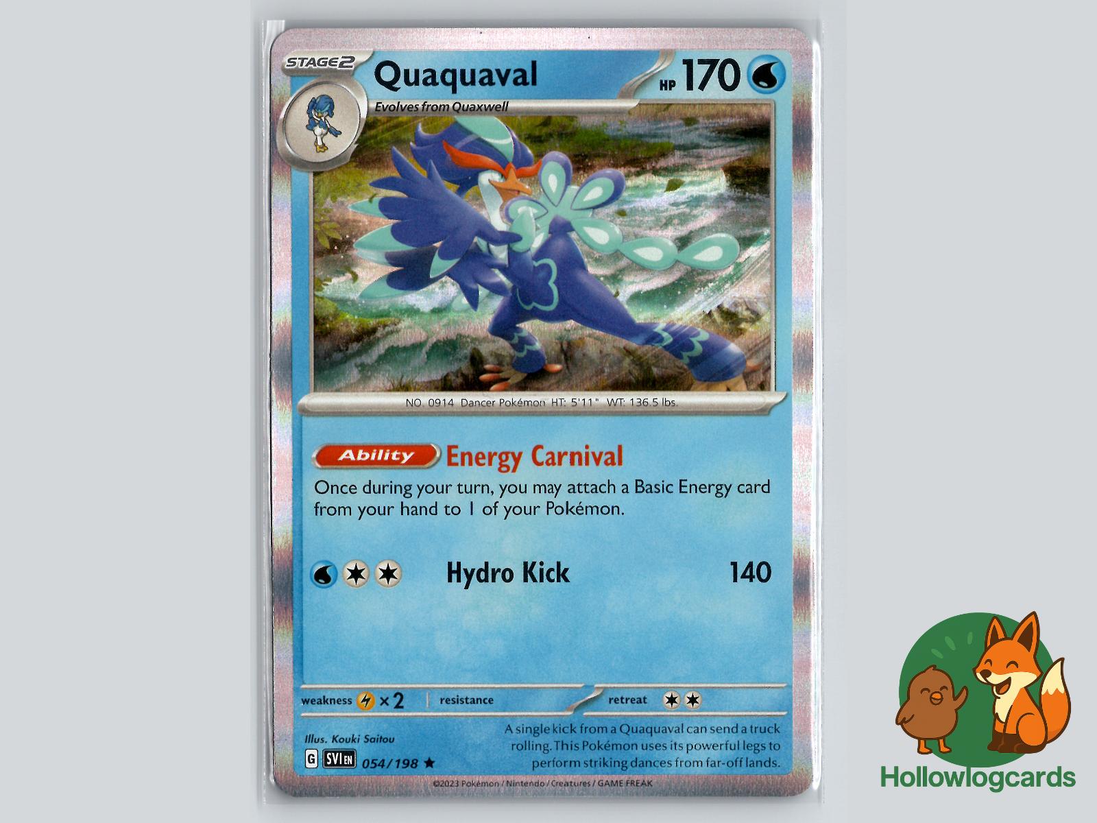 Quaquaval (054/198) - Scarlet & Violet Pokémon Card