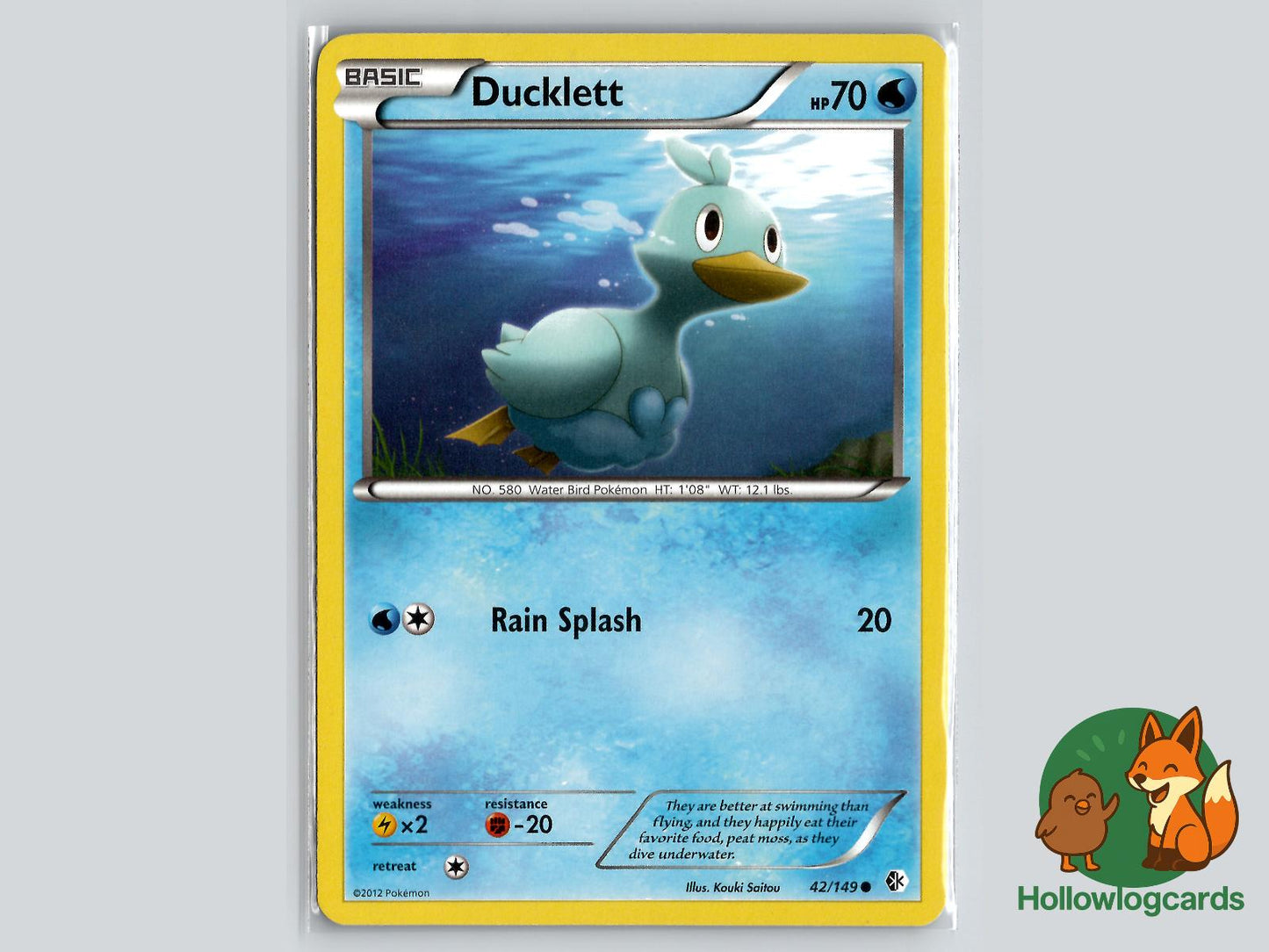 Ducklett (42/149) - Boundaries Crossed Pokémon Card