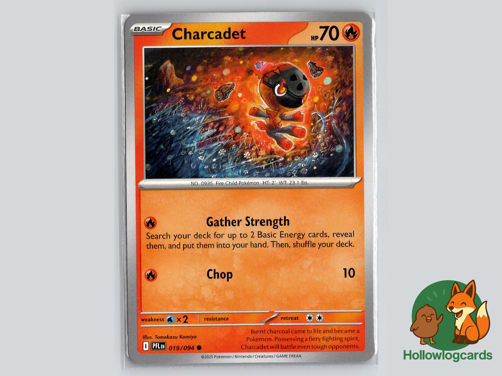 Charcadet (019/094) - Phantasmal Flames Pokémon Card