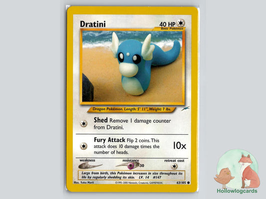 Dratini (63/105) - Neo Destiny Pokémon Card