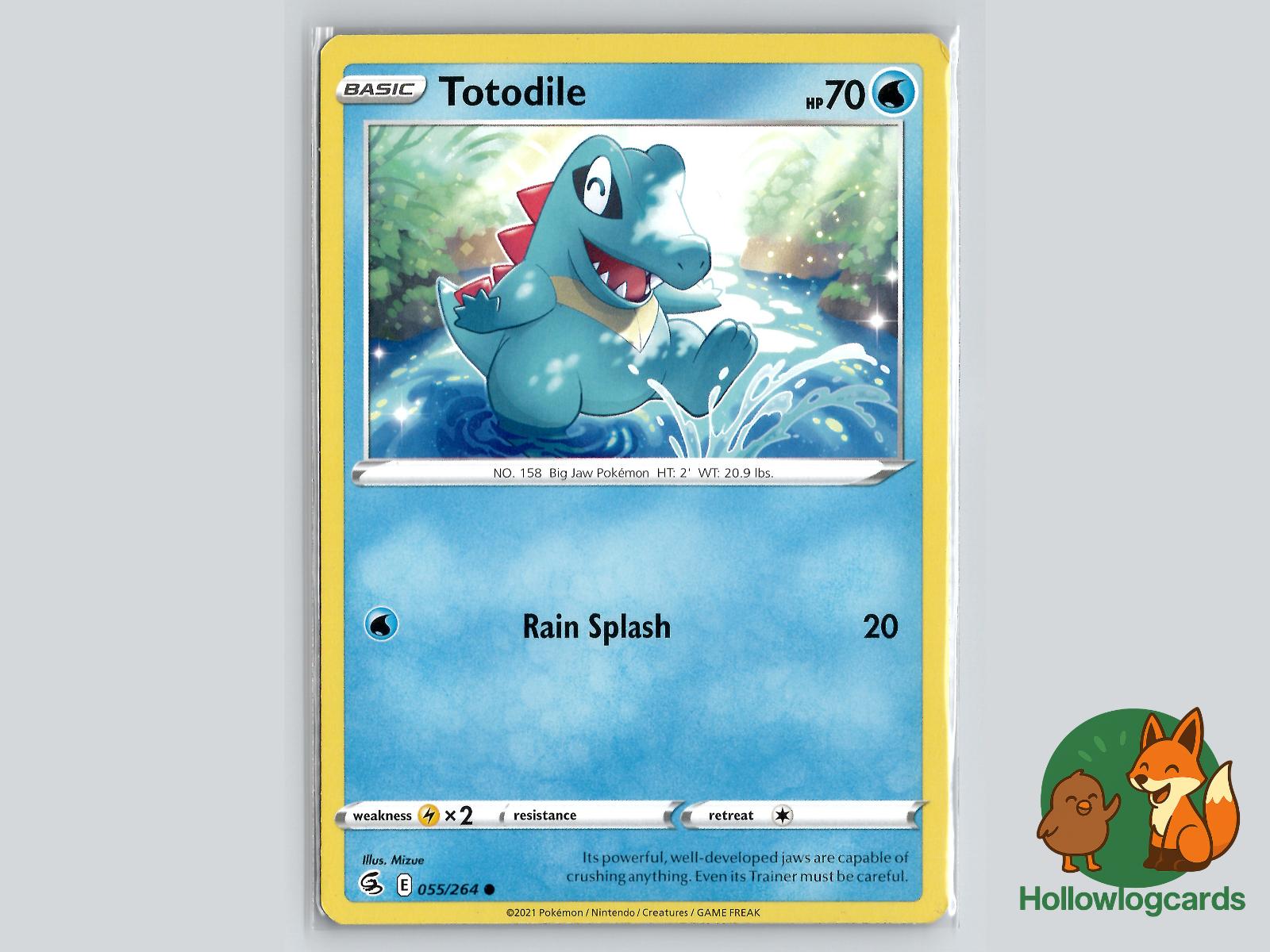 Totodile (055/264) - Fusion Strike Pokémon Card