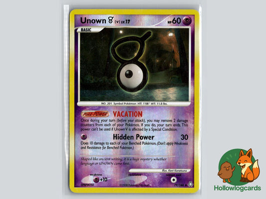 Unown [V] (79/146) - Legends Awakened Pokémon Card