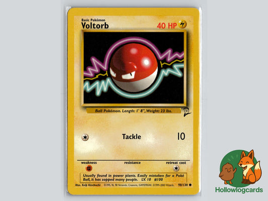 Voltorb (98/130) - Base Set 2 Pokémon Card