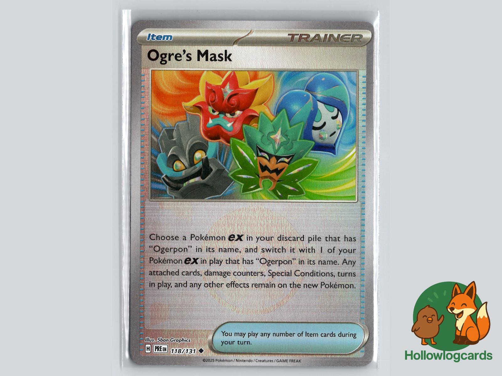 Ogre's Mask (118/131) - Prismatic Evolutions Pokémon Card