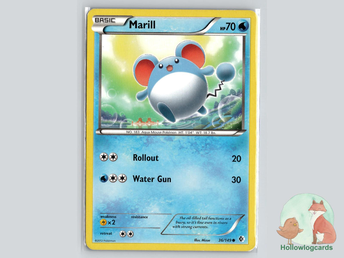 Marill (36/149) - Boundaries Crossed Pokémon Card