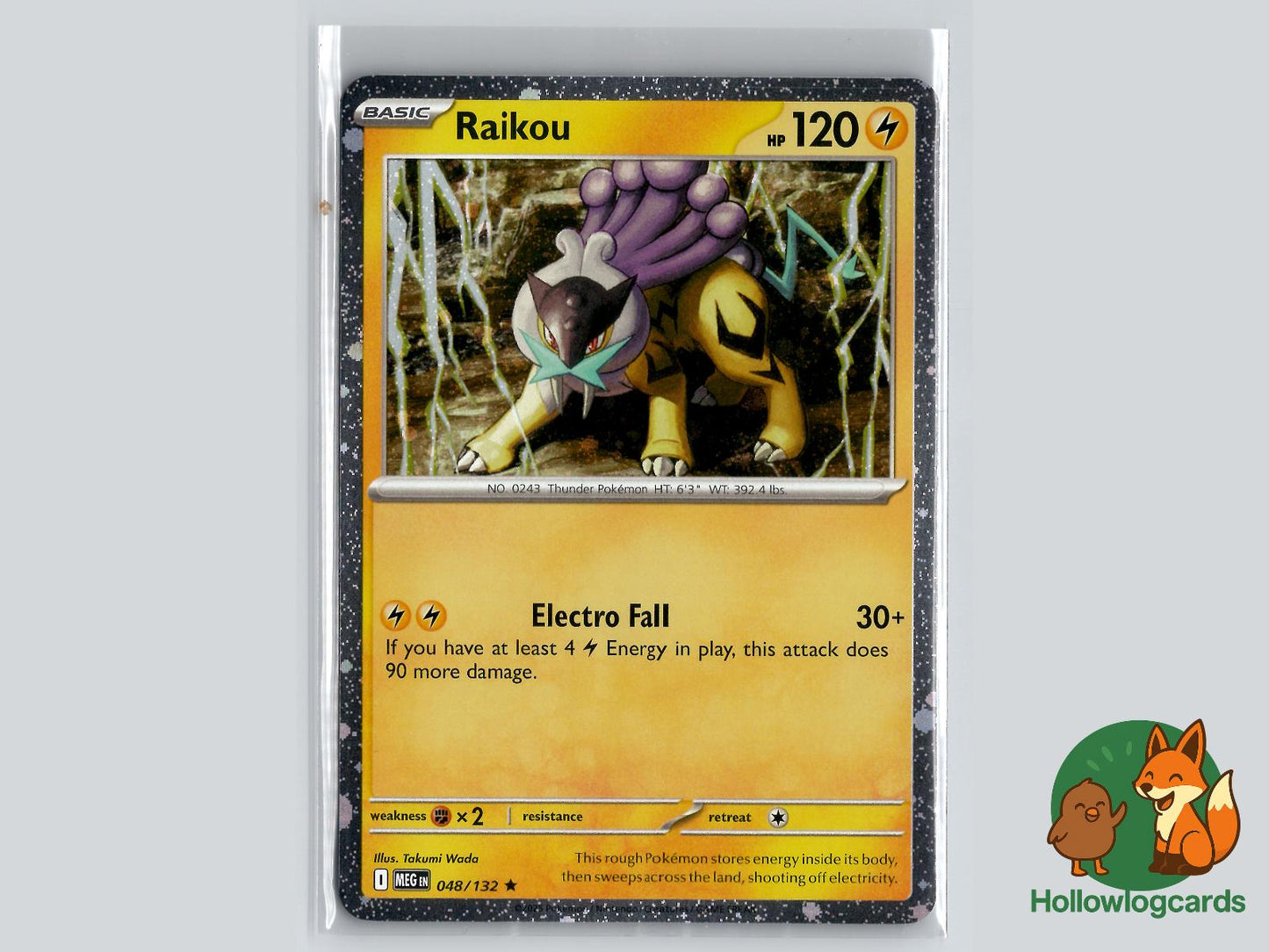 Raikou (048/132) - Mega Evolution Pokémon Card