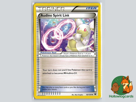 Audino Spirit Link (92/124) - Fates Collide Pokémon Card