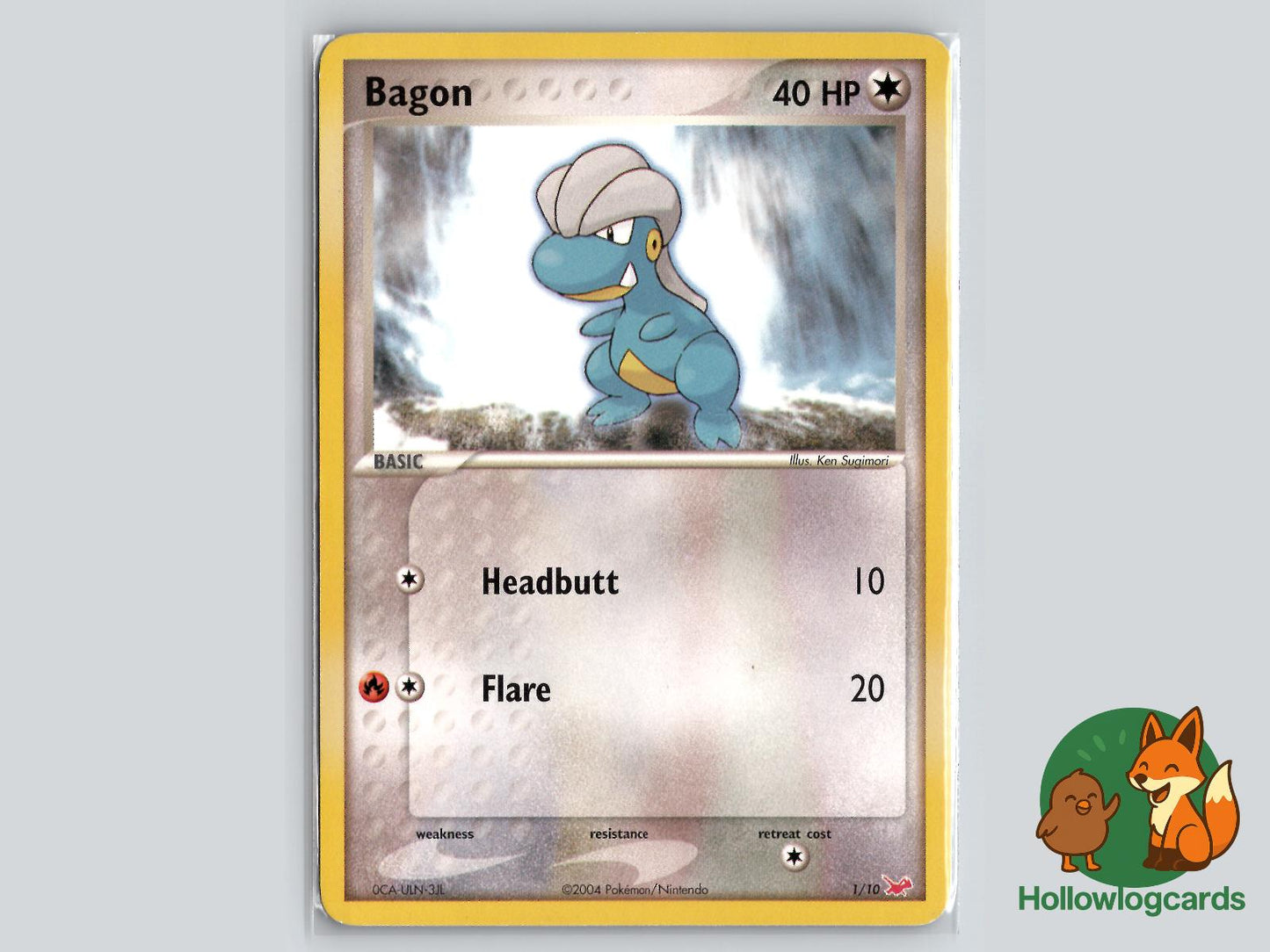 Bagon (1/10) - EX Trainer Kit Latias Pokémon Card