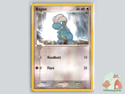 Bagon (1/10) - EX Trainer Kit Latias Pokémon Card