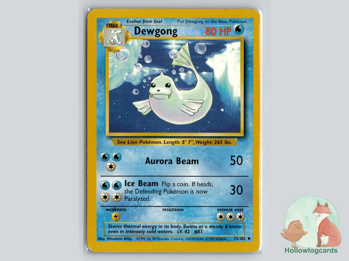Dewgong (25/102) - Base Pokémon Card