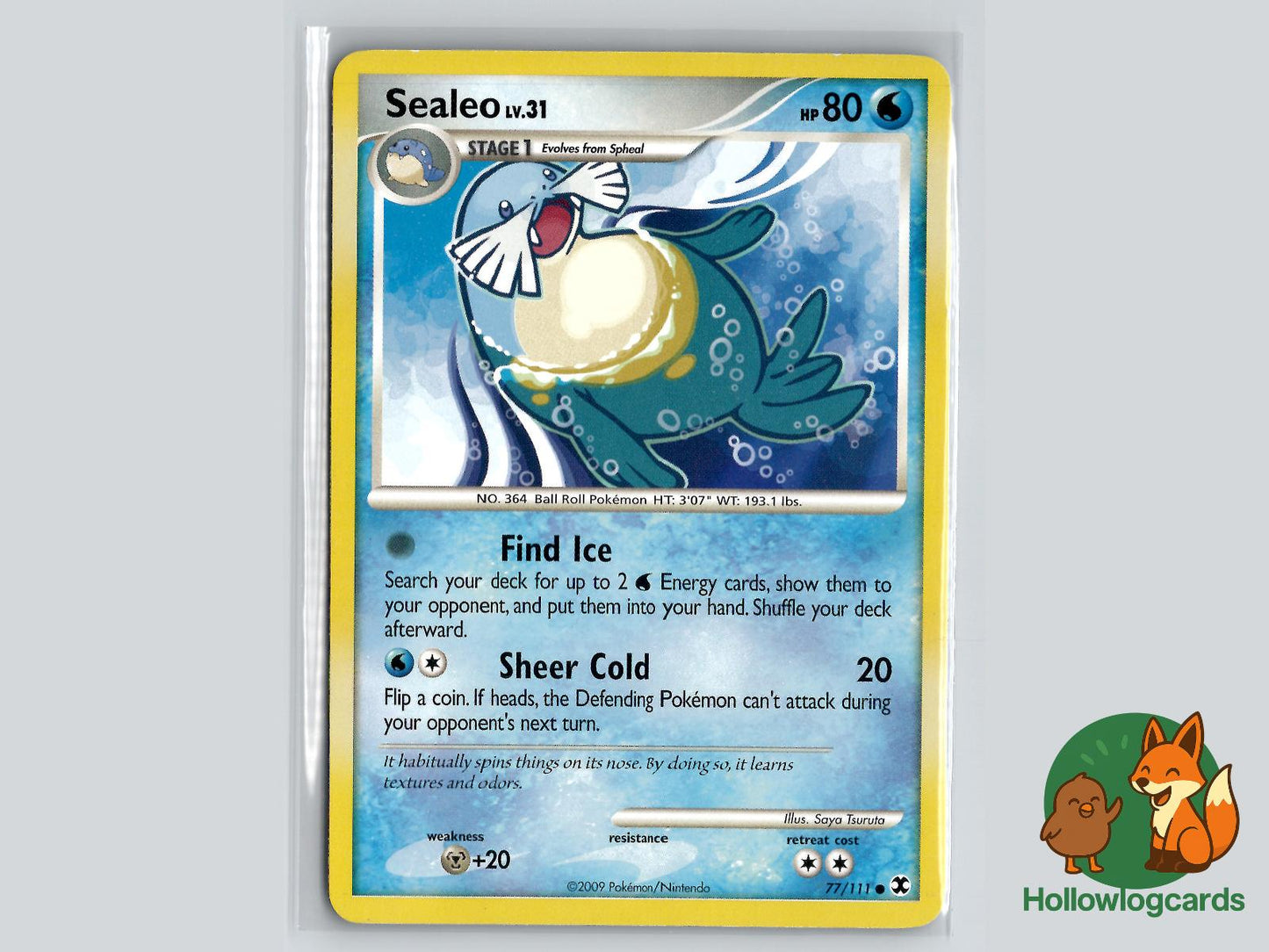 Sealeo (77/111) - Rising Rivals Pokémon Card