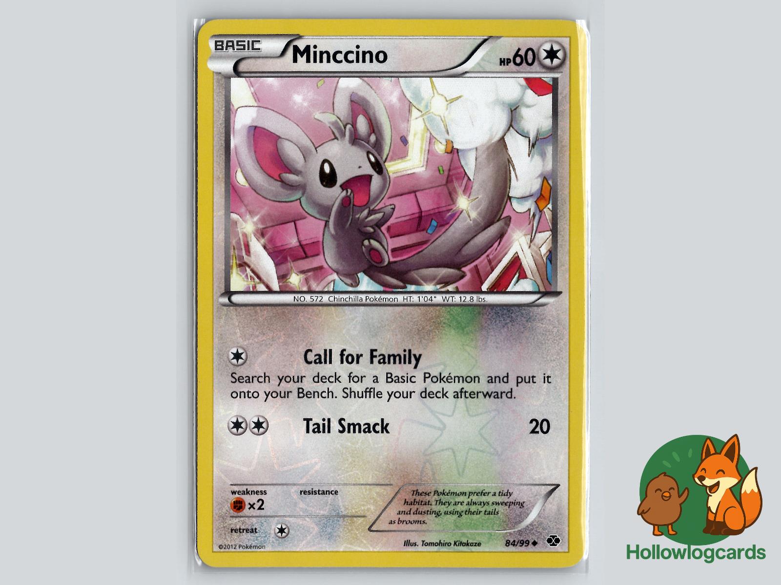 Minccino (84/99) - Next Destinies Pokémon Card