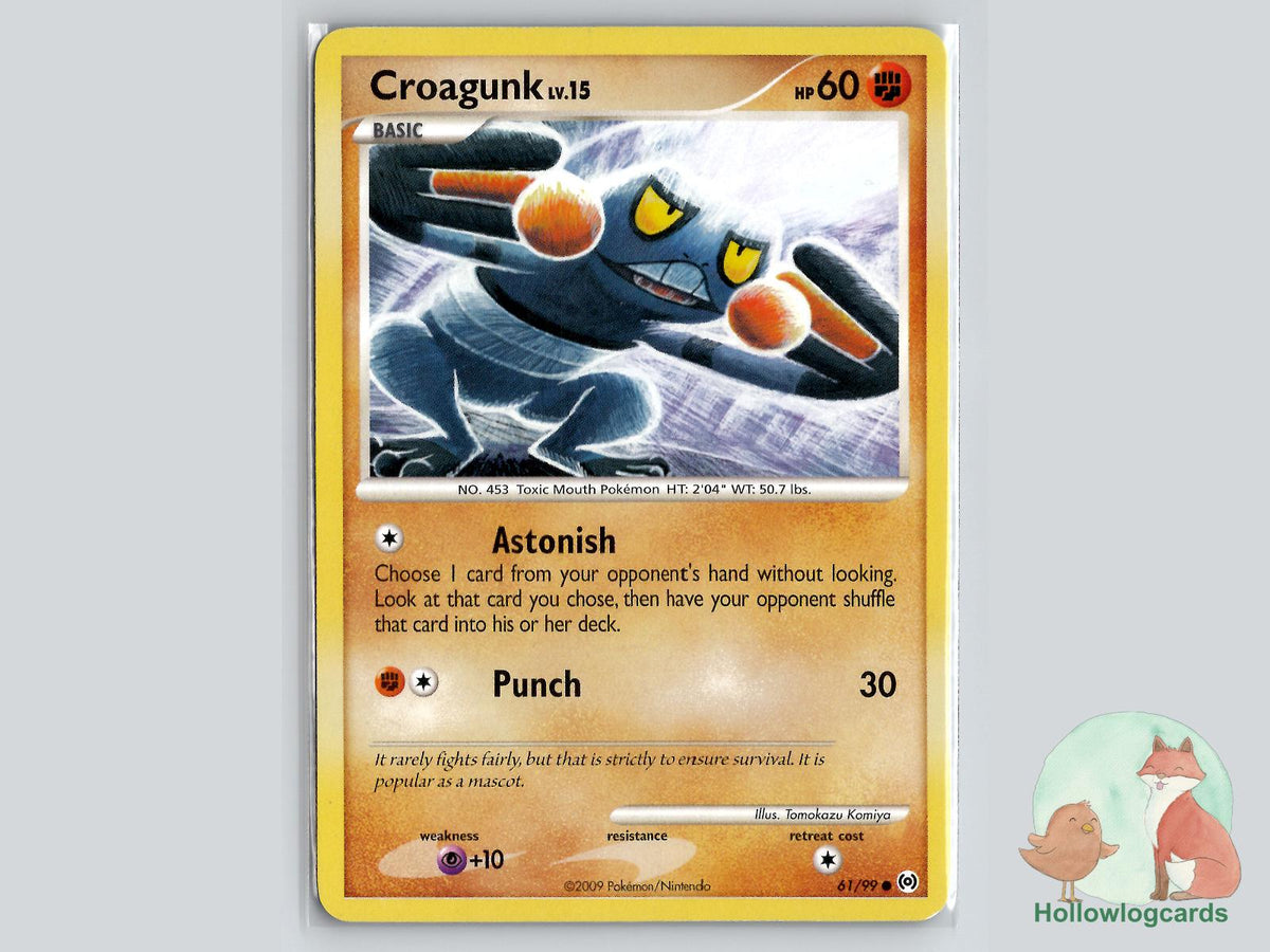 Croagunk (61/99) - Arceus Pokémon Card