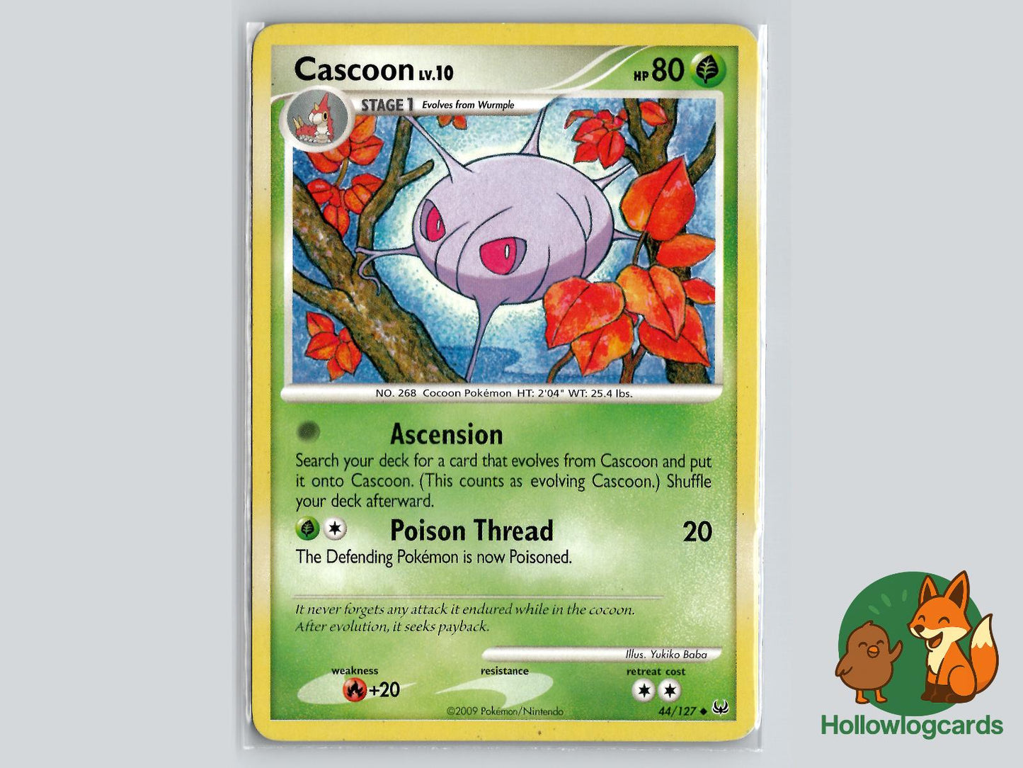 Cascoon (44/127) - Platinum Pokémon Card