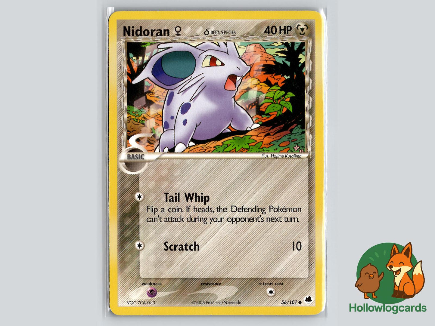 Nidoran F (56/101) - Dragon Frontiers Pokémon Card