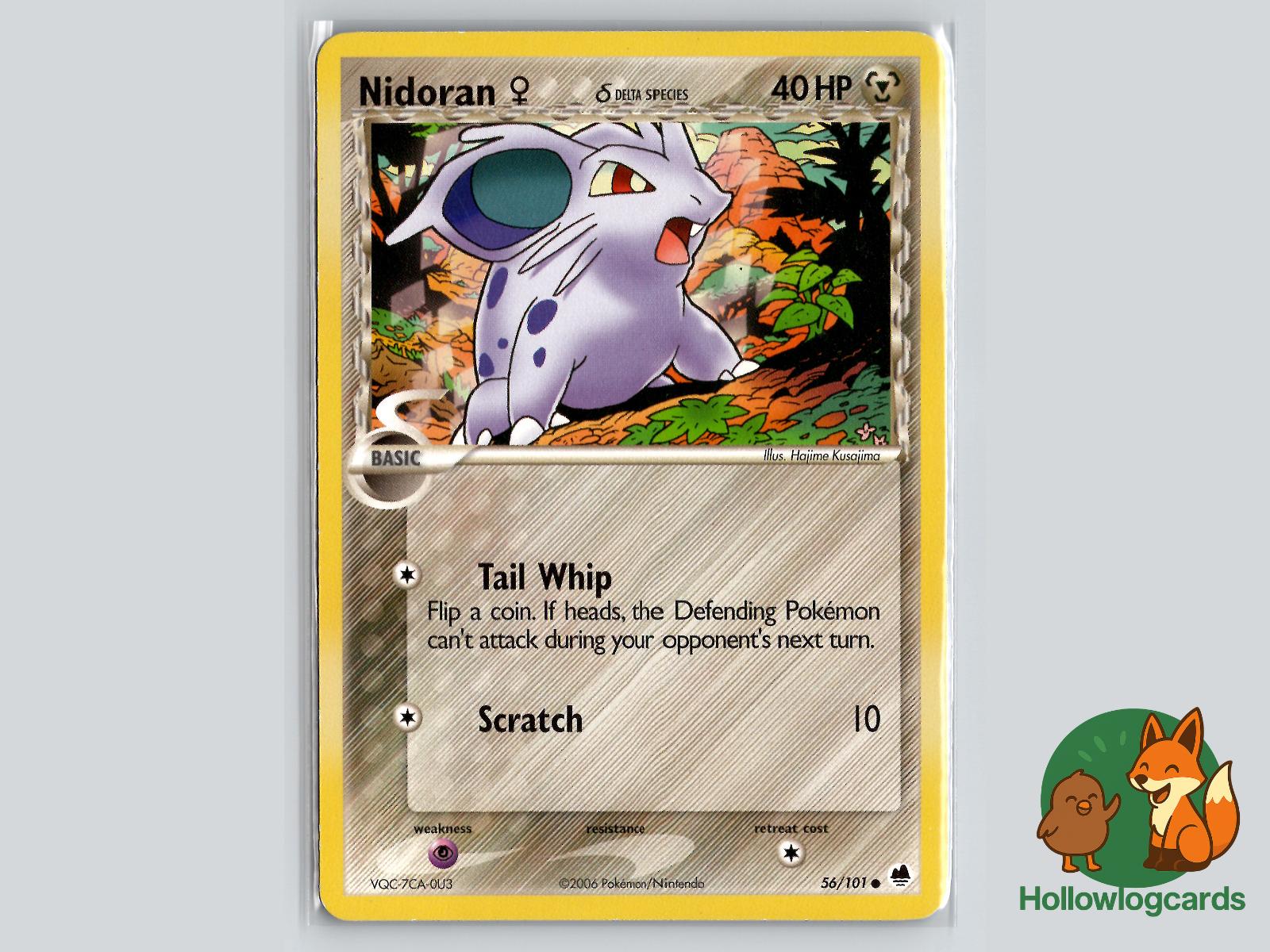 Nidoran F (56/101) - Dragon Frontiers Pokémon Card