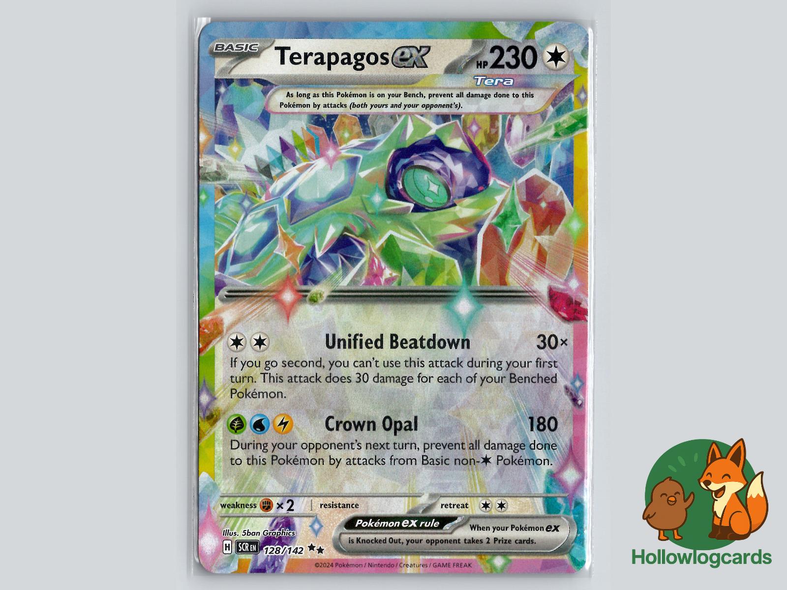 Terapagos ex (128/142) Pokémon Card
