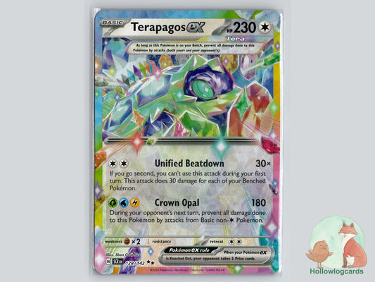 Terapagos ex (128/142) Pokémon Card