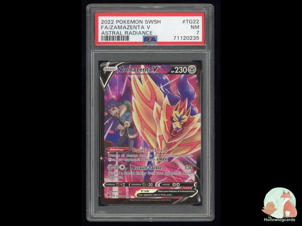 Graded Zamazenta V (TG22/TG30) Astral Radiance - PSA 7