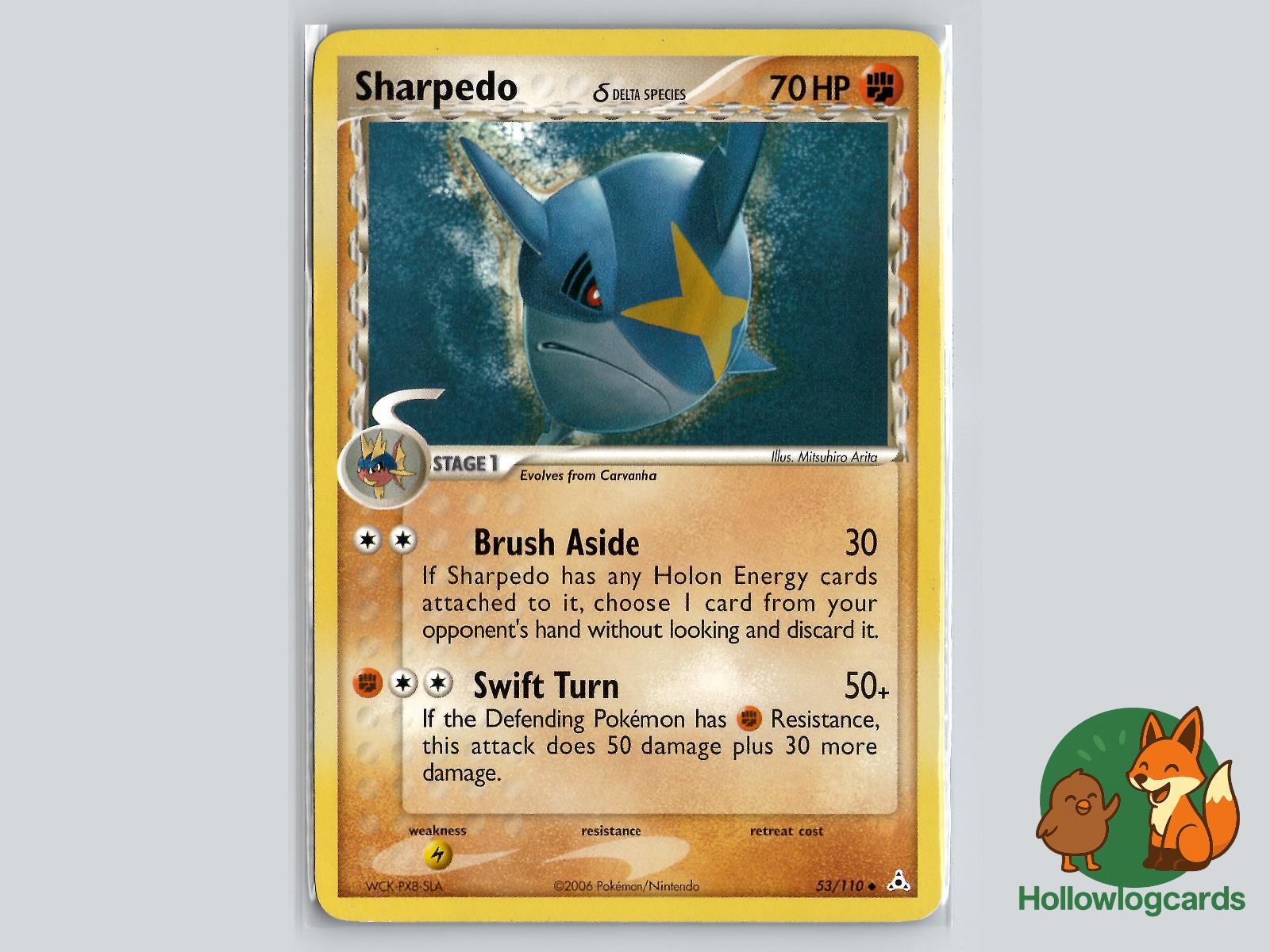 Sharpedo (53/110) - Holon Phantoms Pokémon Card