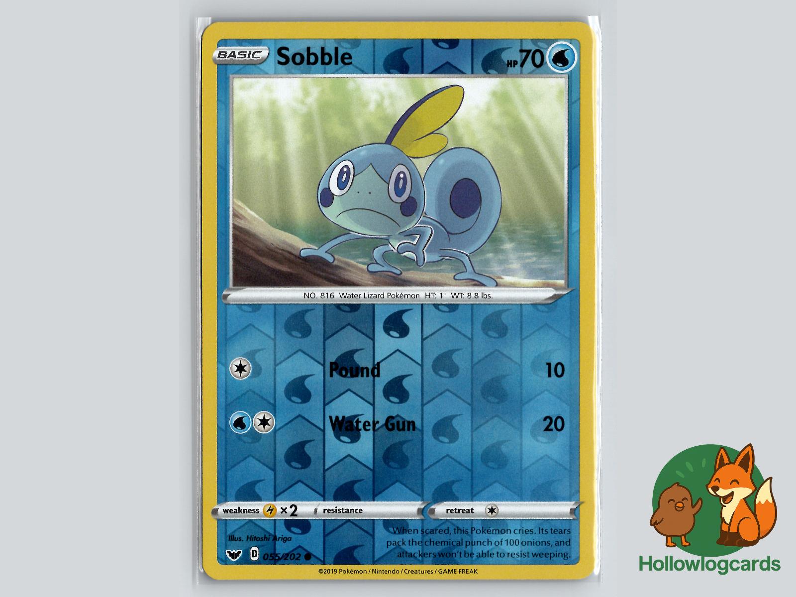 Sobble (055/202) - Sword & Shield Pokémon Card