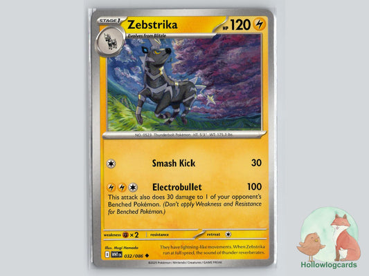 Zebstrika (032/086) - White Flare Pokémon Card