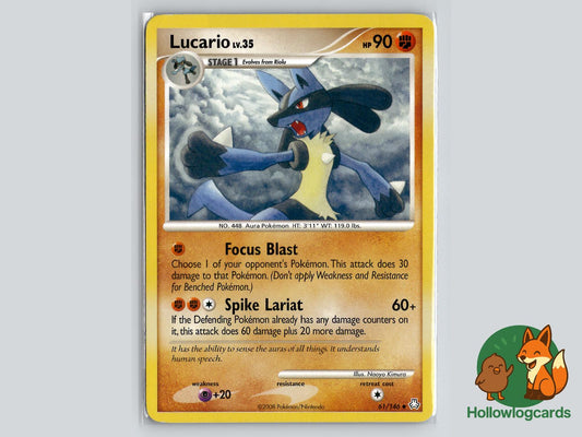 Lucario (61/146) - Legends Awakened Pokémon Card