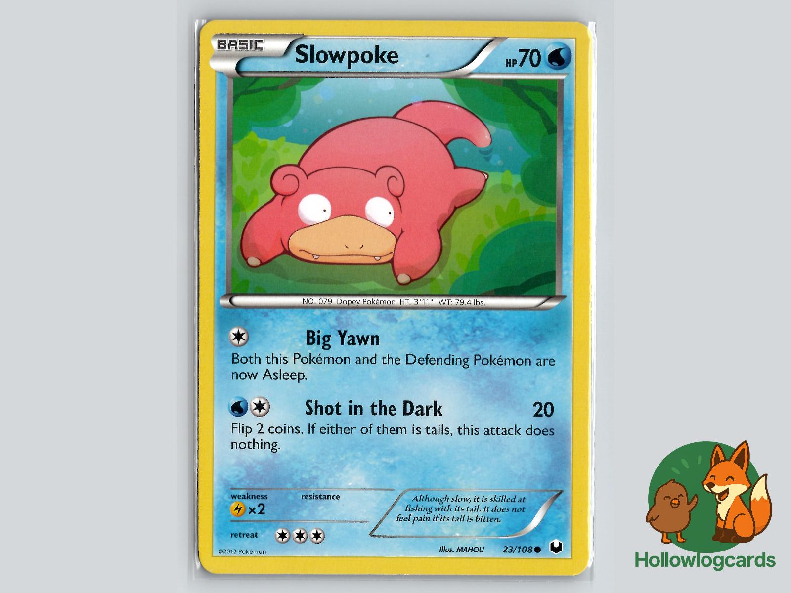 Slowpoke (23/108) - Dark Explorers Pokémon Card