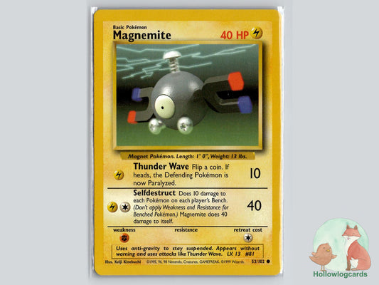 Magnemite (53/102) - Base Pokémon Card