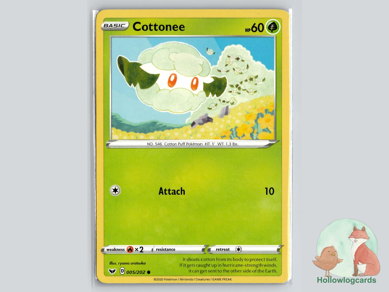 Cottonee (005/202) - Sword & Shield Pokémon Card
