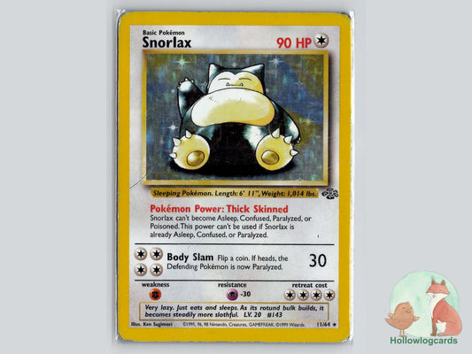 Snorlax (11/64) - Jungle Pokémon Card