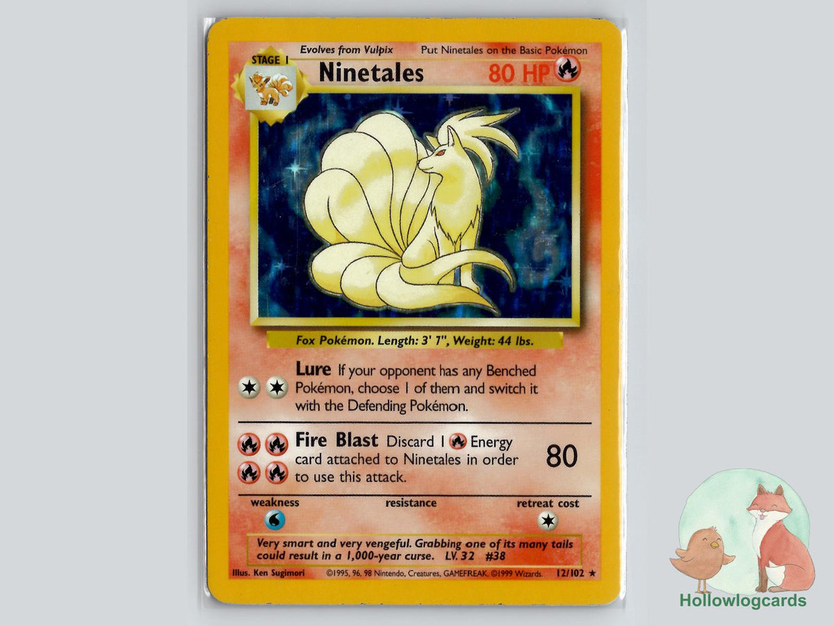 Ninetales (12/102) - Base Pokémon Card