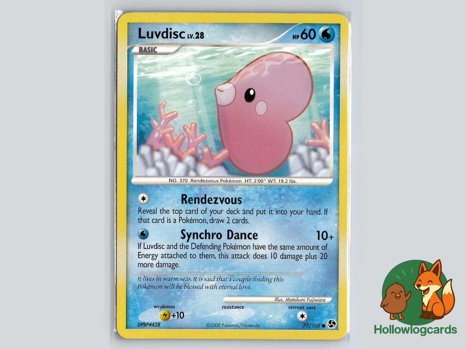 Luvdisc (77/106) - Great Encounters Pokémon Card