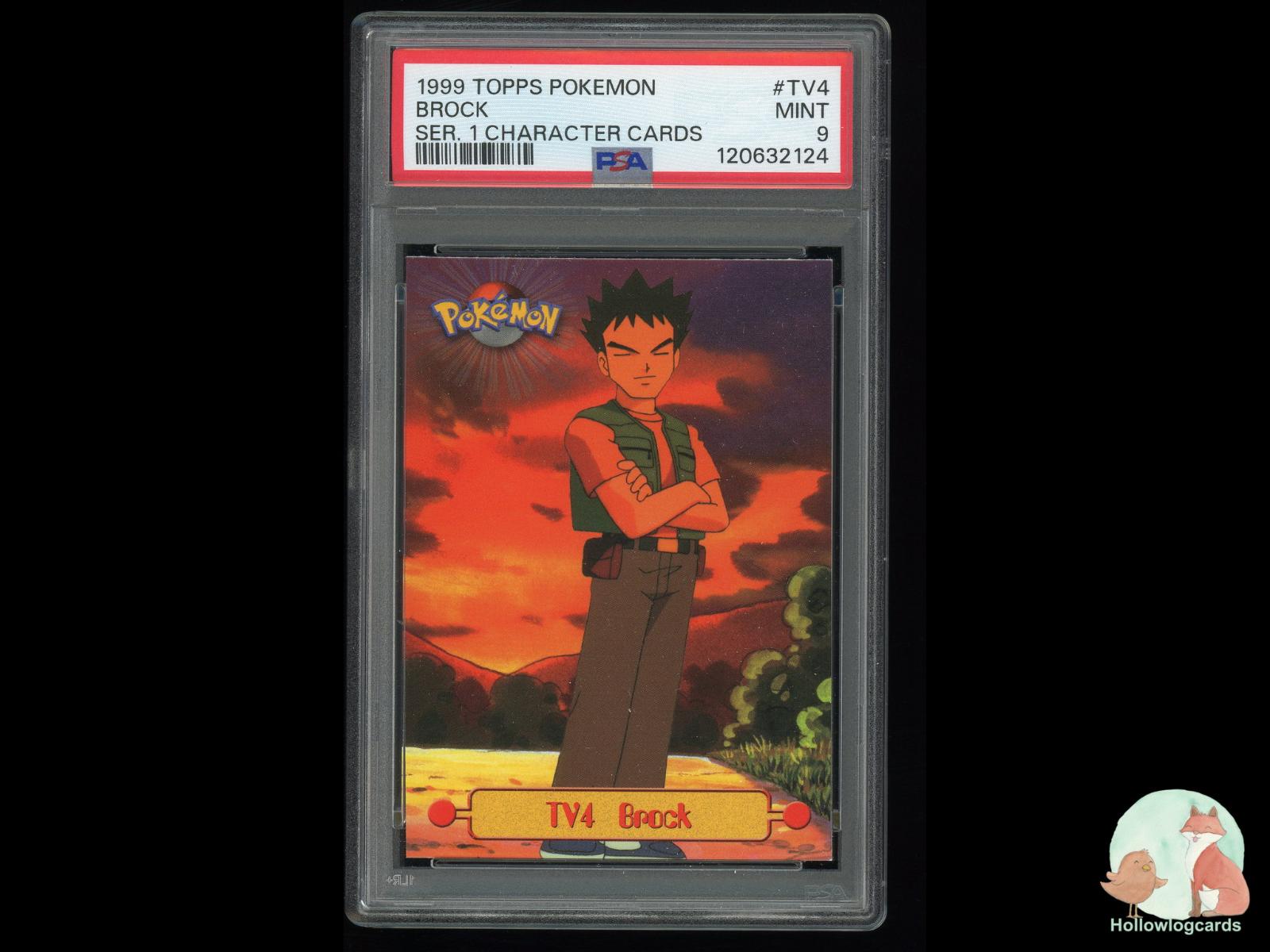 Graded Brock (TV4) Pokémon Card