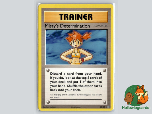 Misty's Determination (80/108) - Evolutions Pokémon Card
