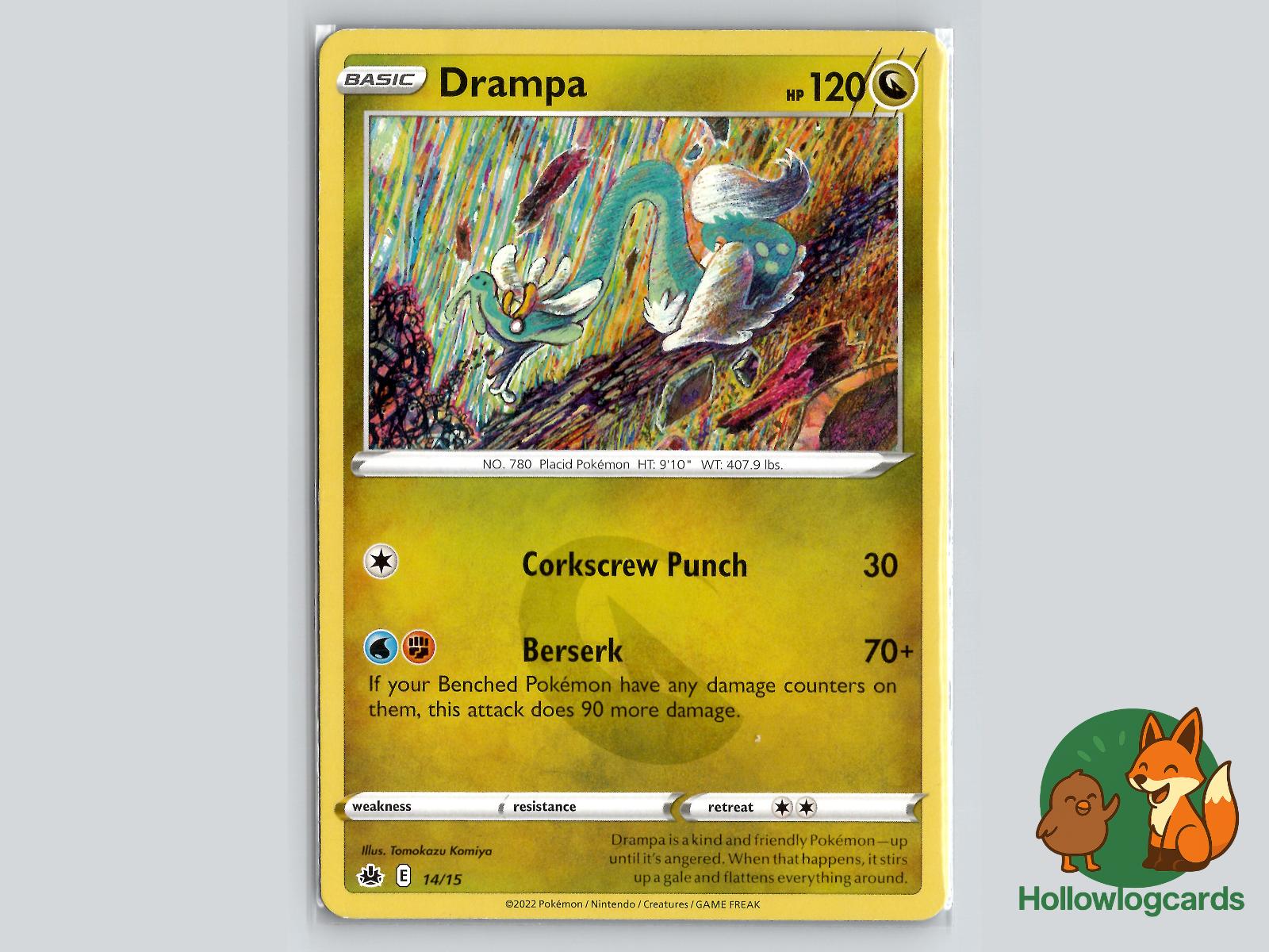 Drampa (119/203) - Evolving Skies Pokémon Card