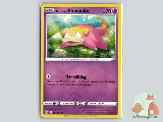 Galarian Slowpoke (054/163) - Battle Styles Pokémon Card