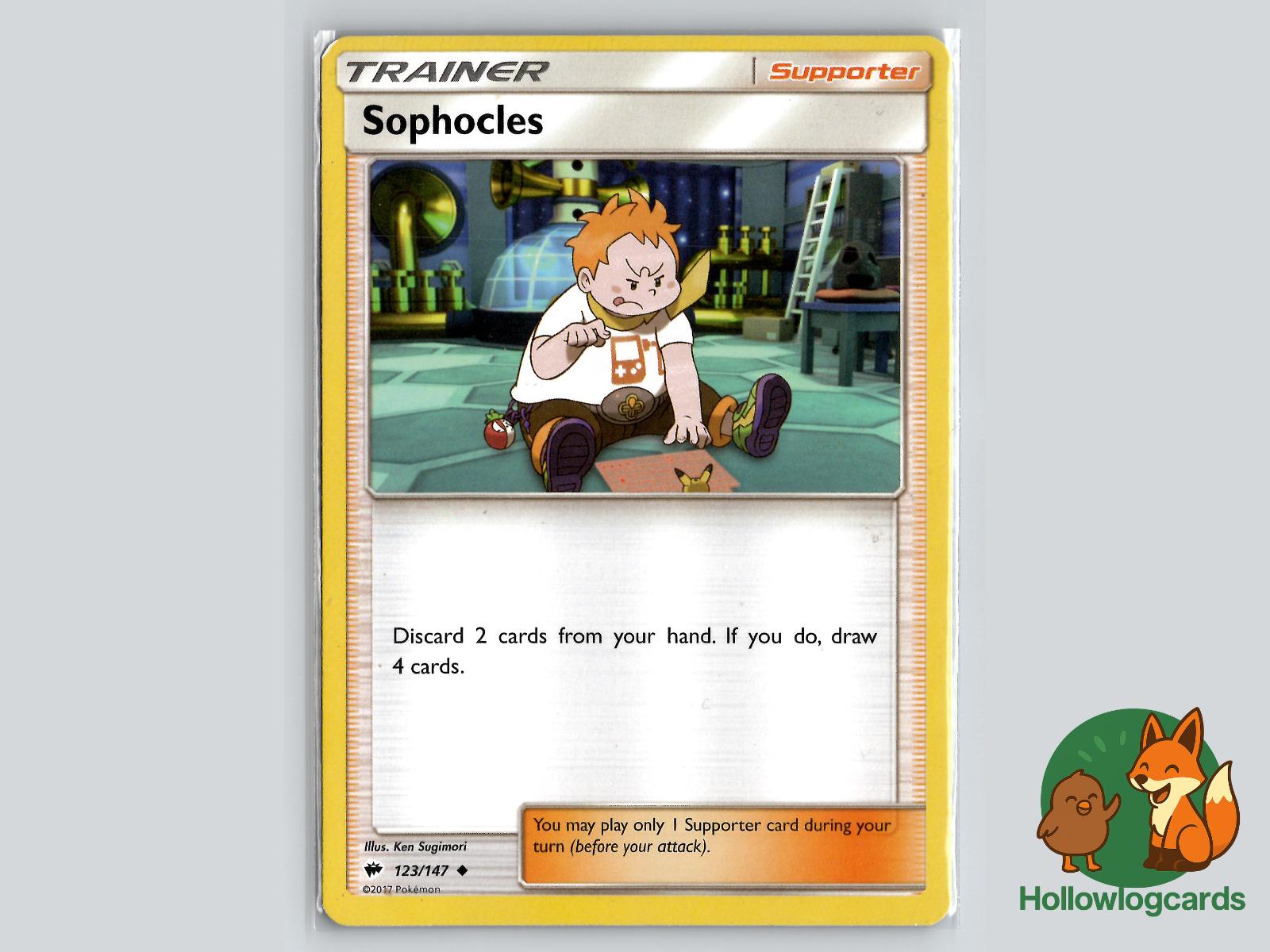 Sophocles (123/147) - Burning Shadows Pokémon Card