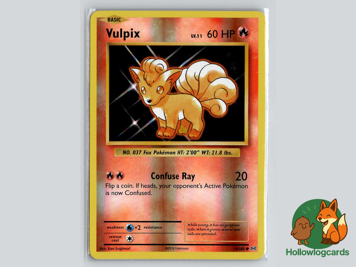 Vulpix (14/108) - Evolutions Pokémon Card