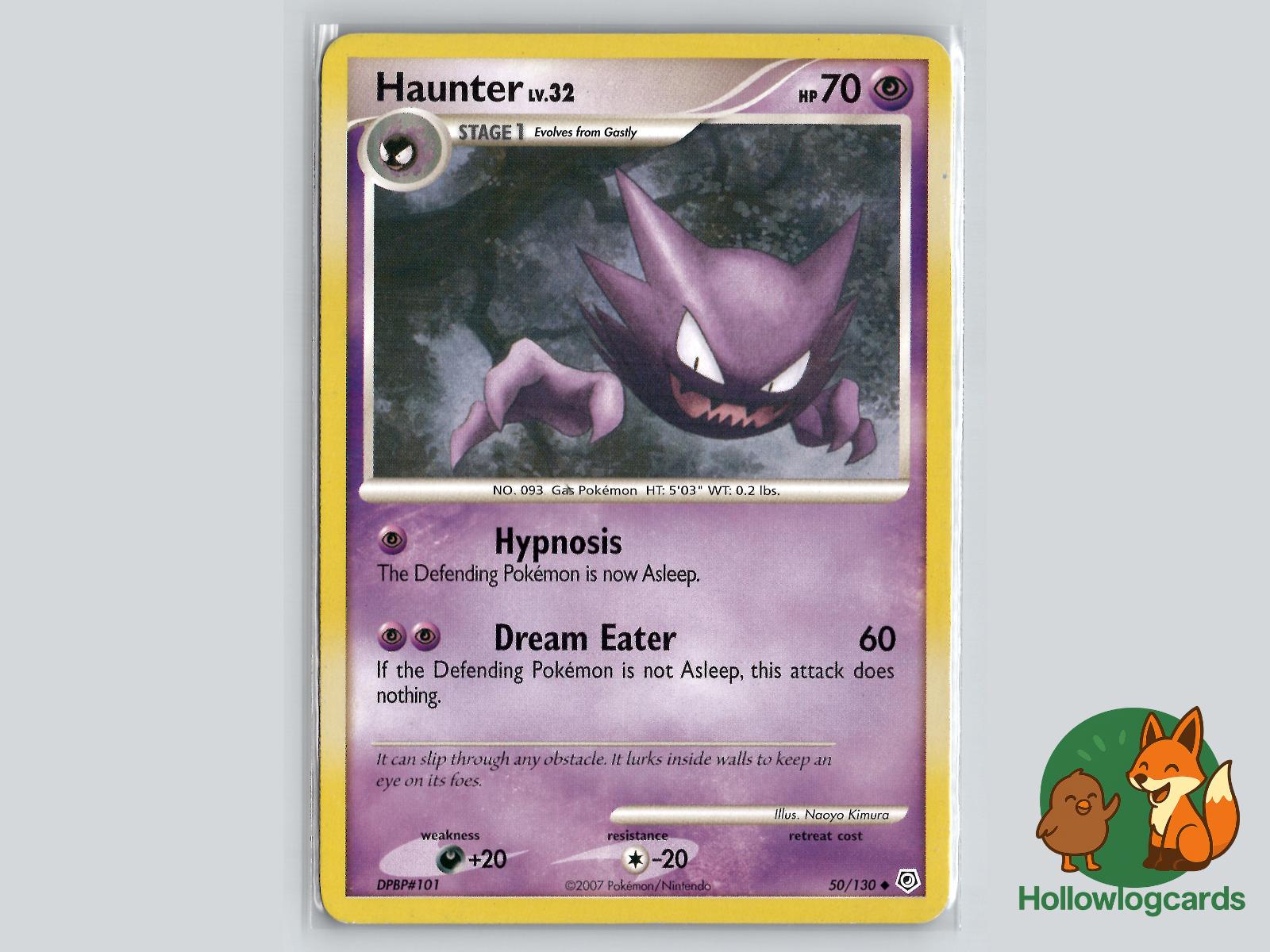 Haunter (50/130) - Diamond & Pearl Pokémon Card