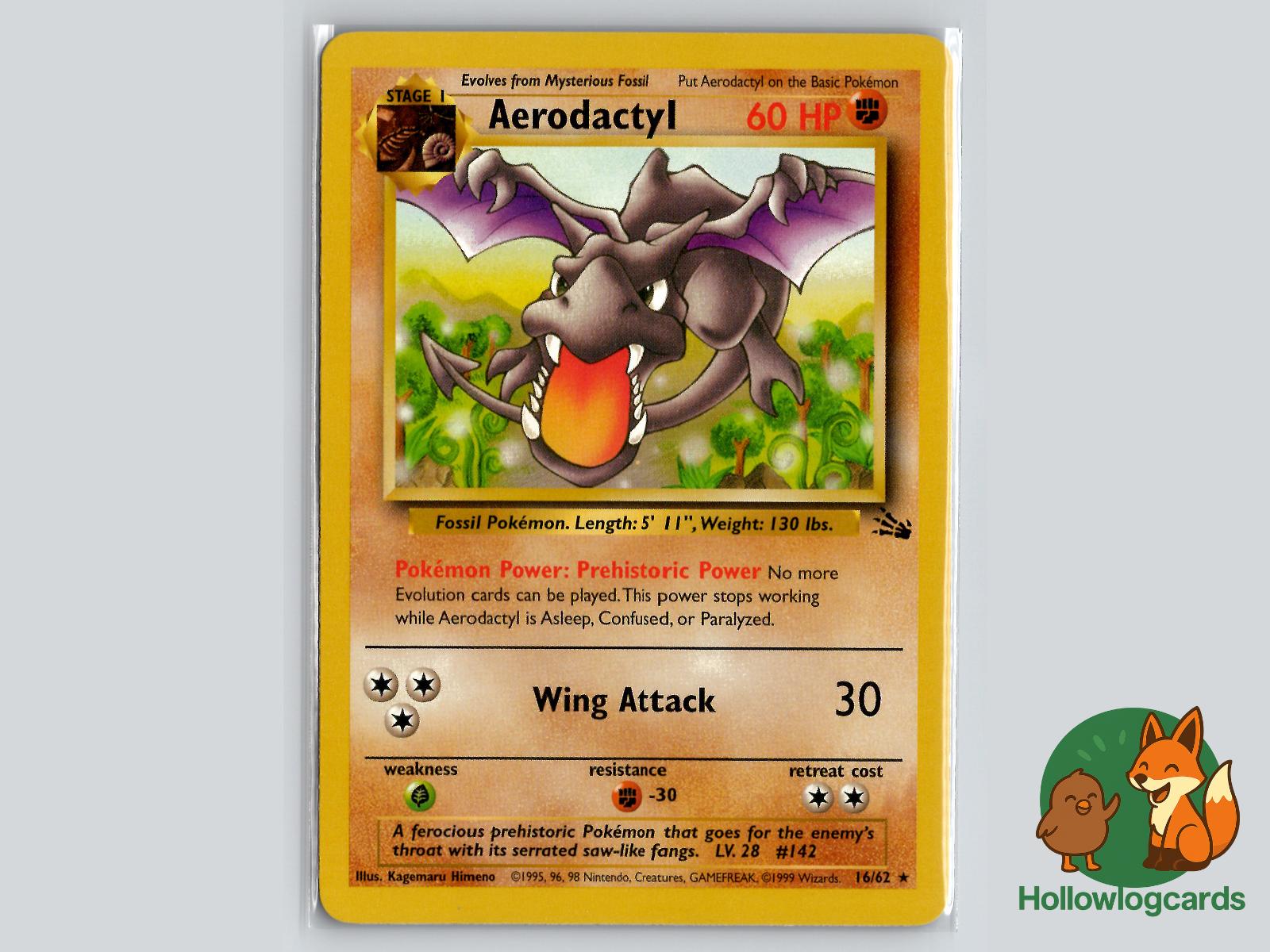 Aerodactyl (16/62) - Fossil Pokémon Card