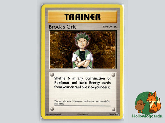 Brock's Grit (74/108) - Evolutions Pokémon Card