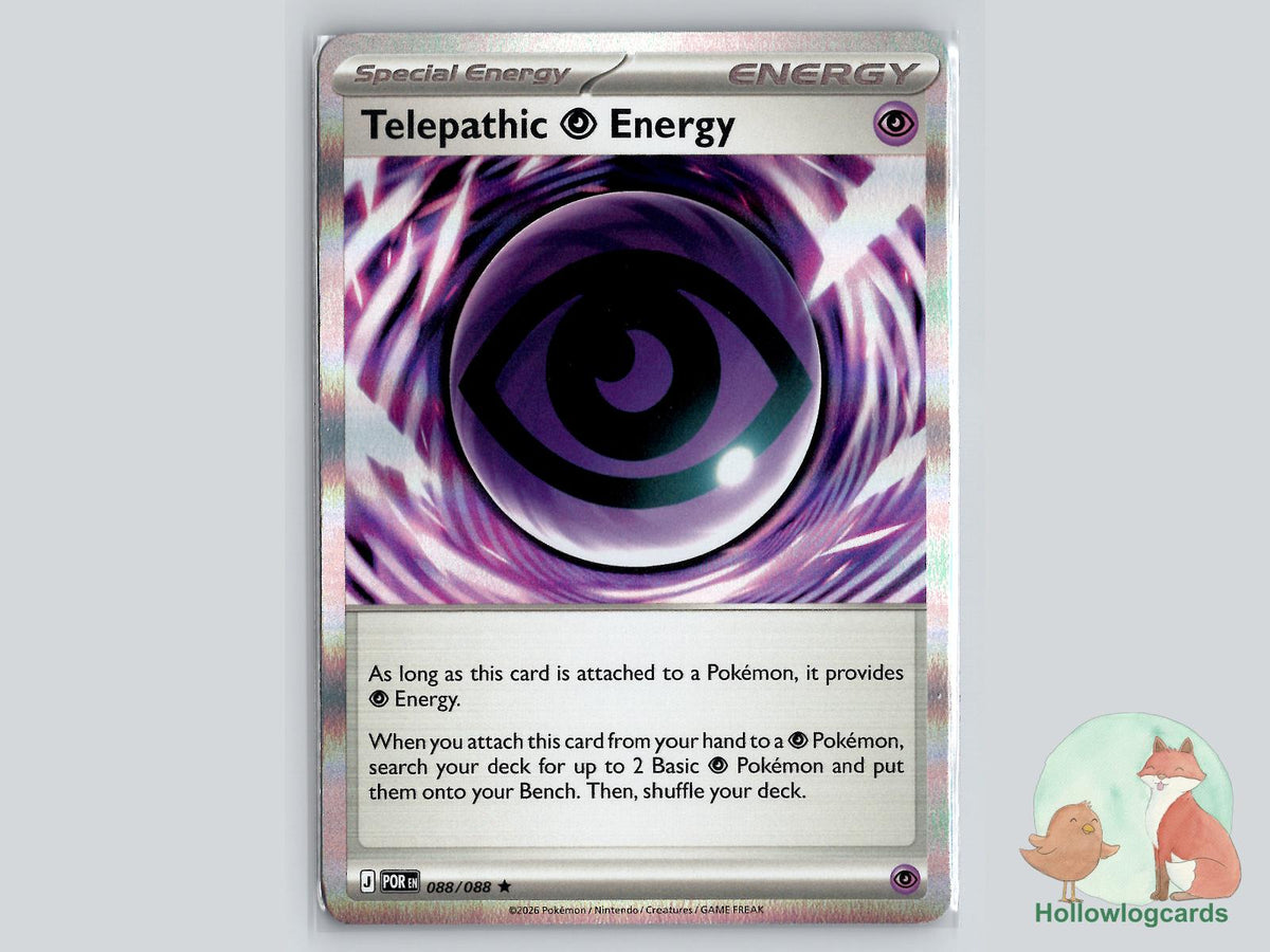 Telepathic Psychic Energy (088/088) Pokémon Card